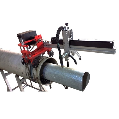 Maschine zum Schneiden und Bebeln von Edelstahlrohren mit Rundnaht, angetrieben von SERVO MOTOR