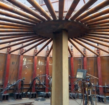 Leistungsstarke hydraulische Schlauchschläger für das Heben von Tankwänden im Vietnam Tankbau